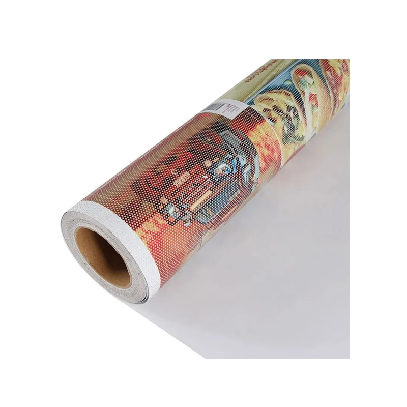 PVC Perforated Mesh Window Graphic Film One Way Vision Materials Ecosolvent Solvent Printing Vision Vinyl Glass Poster Materials