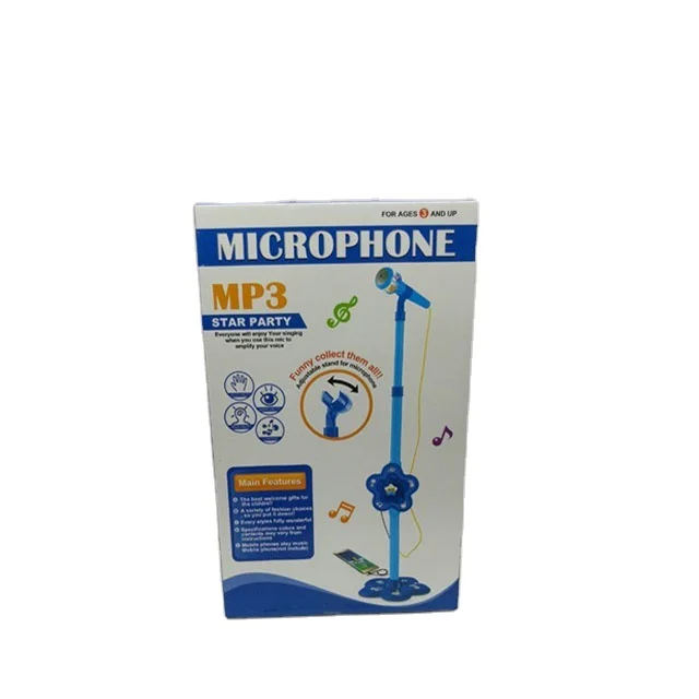 MP3 звезда Вечеринка микрофон игрушка с подставкой