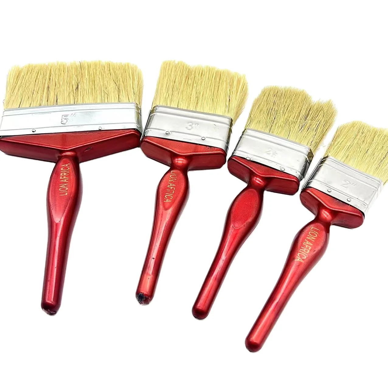 High quality plastic handle brush Wall Paint Brush Set With Natural Bristle Brush Manufacturer