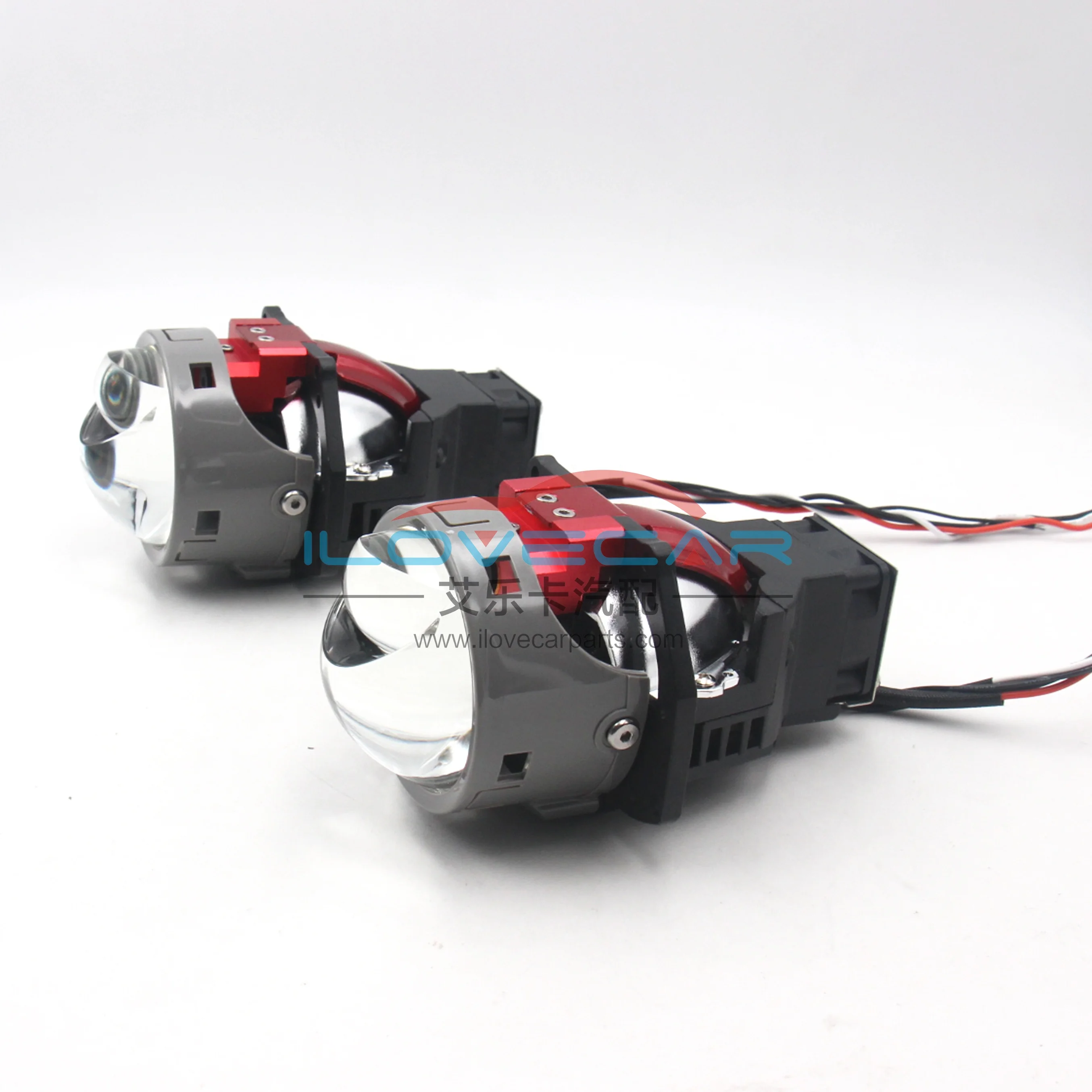 High Power 68W 3.0inch Laser Bi-LED Projector Headlight Car Headlamp Retrofit Upgraded