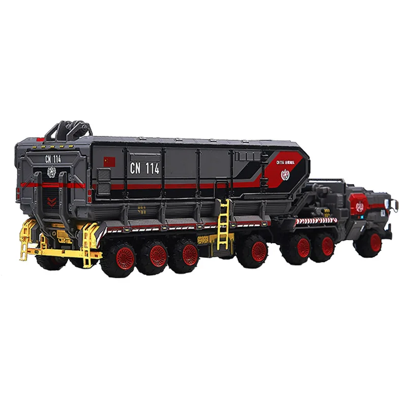 1/144 Van Transport Truck Cargo Truck Model Mini Die-cast toy vehicles Heavy Engineering Car