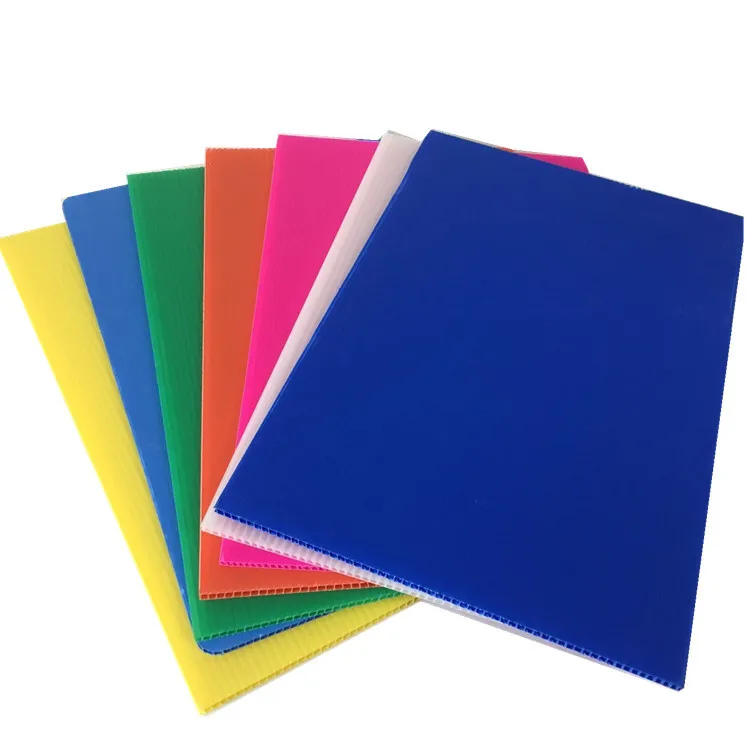 Eachsign Factory Wholesale 2mm 3mm 4mm 5mm 6mm colorful 1220x2440mm pp hollow sheet