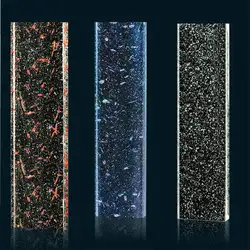 JINGYAGE 50*200*2500MM large panels wholesale top quality bubble glass panels for home decorative