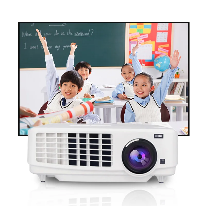 Телефон Аккумуляторная Проектор LED RGB Поддержка 1920 * 1080 P