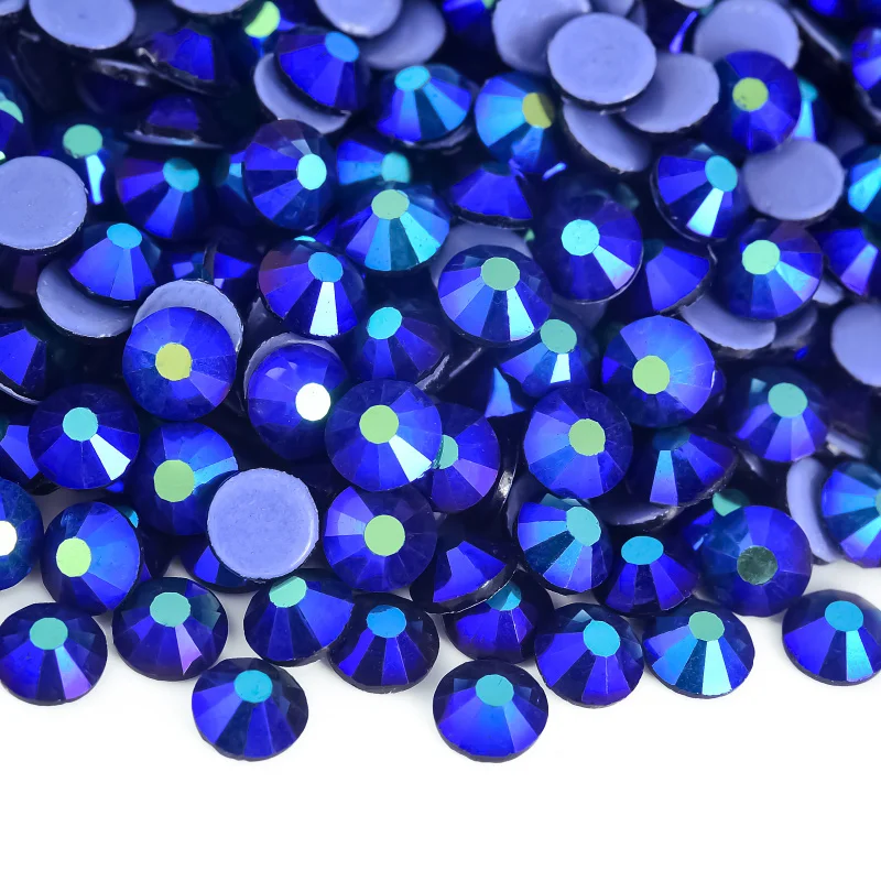 Bulk Bag 100gross Glass Glue Bottom Garments Crystal Various Hot Fix Iron On rhinestone For Dance Dress