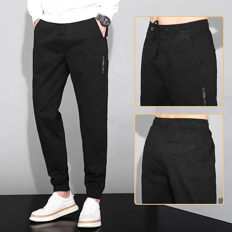 Factory Manufacturer Wholesale Blank Multi Pockets Custom Cotton Outdoor Track Pant Trouser Straight Cargo Pants Men