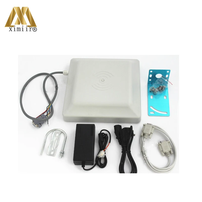 UHF RFID Card Reader writer 865-928 MHz 6M Long Range 8dbi Antenna RS232/RS485/WG26 Parking System