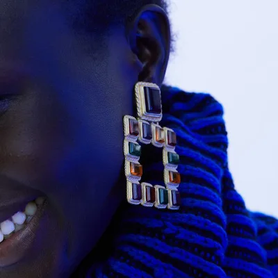 Vintage Irregular Pearl Dangle Earrings For Women Brincos Geometric Drop Earring DIY Wedding Party Jewelry Gift