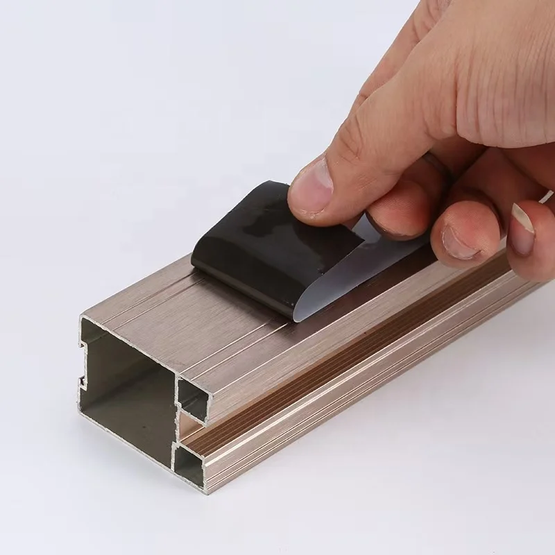 High quality printing anti-scratch black and white surface pe protection tape film for aluminium alloy
