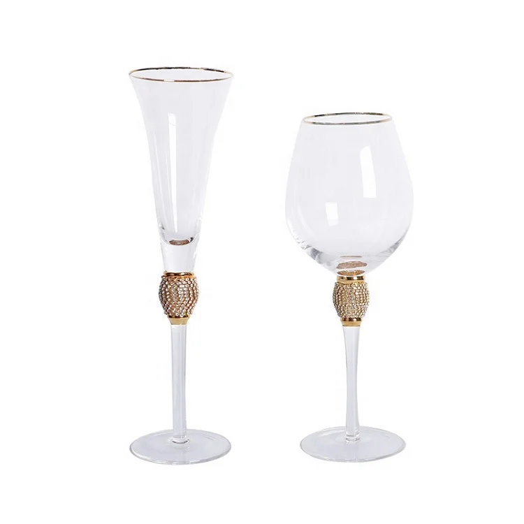 WONDER Hand blow Wine glass cup Crystal red wine glass cup champagne glass customized