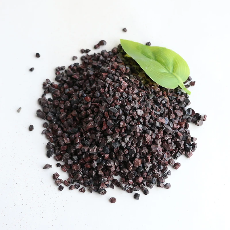 80 Mesh Waterjet Cutting Garnet Grit Natural Garnet Sand Sandblasting Price