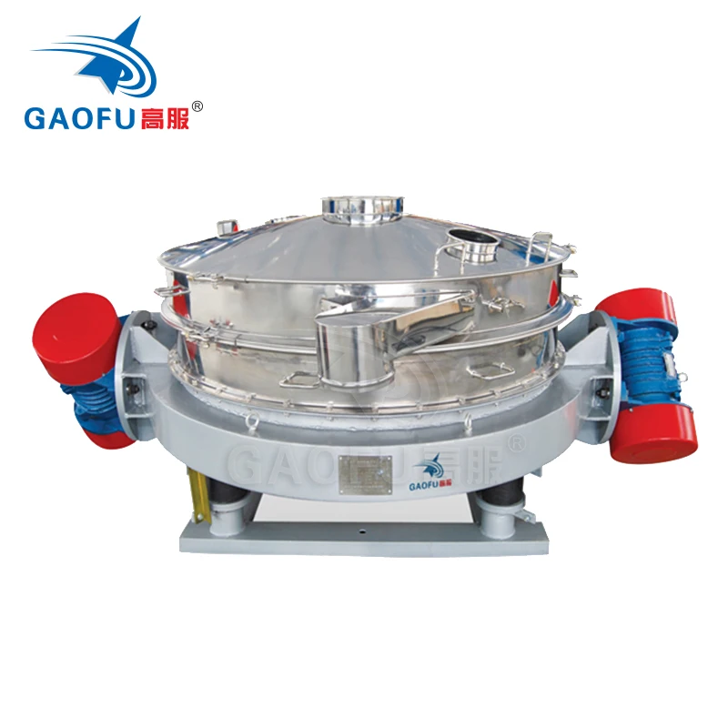 Gaofu low noise durable dual motors vibrating sifter high accuracy automatic straight sieve for metal powder