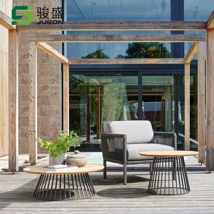 fashion Customized Outdoor tea table living room coffee table furniture  Garden Patio wood side table