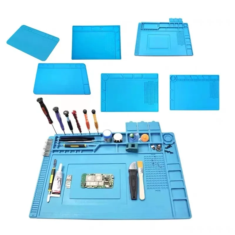 Wholesale Repair Mat For Phone Computer Pcb Board Heat Resistant Work Mat Heat-resistant Soldering Station Mat