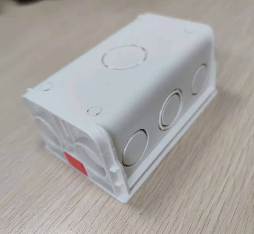 Baili 118 type 50H PVC mounting  box Electrical enclosure white switch socket  box junction box