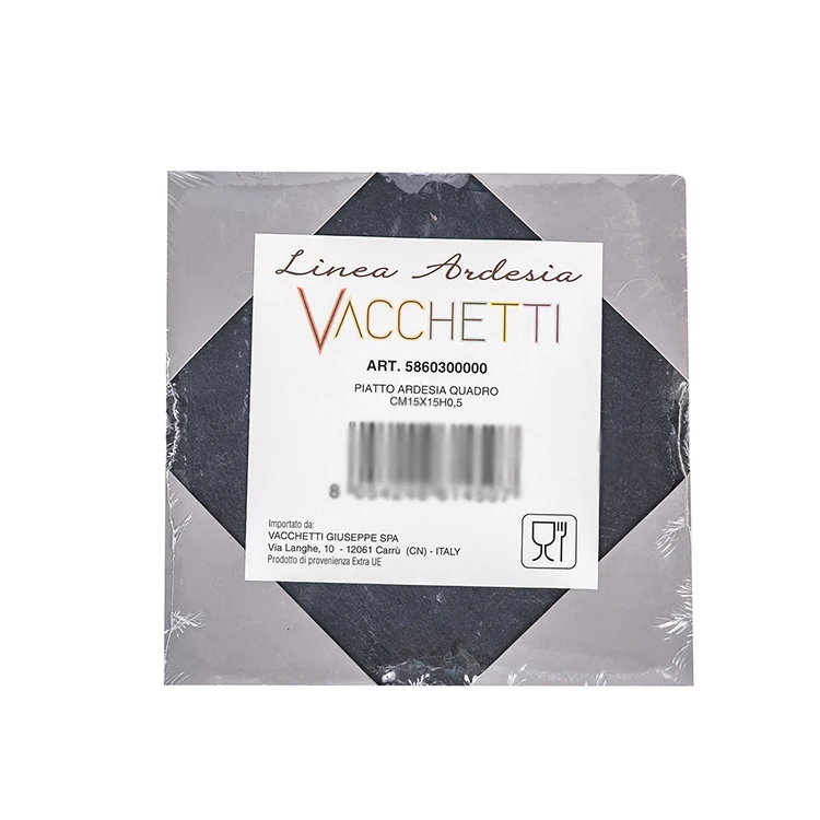 Natural Slate Stone Granite Coasters Plucemats Dish Decoration Table Custom Placemats And Customised Drink Set Coaster