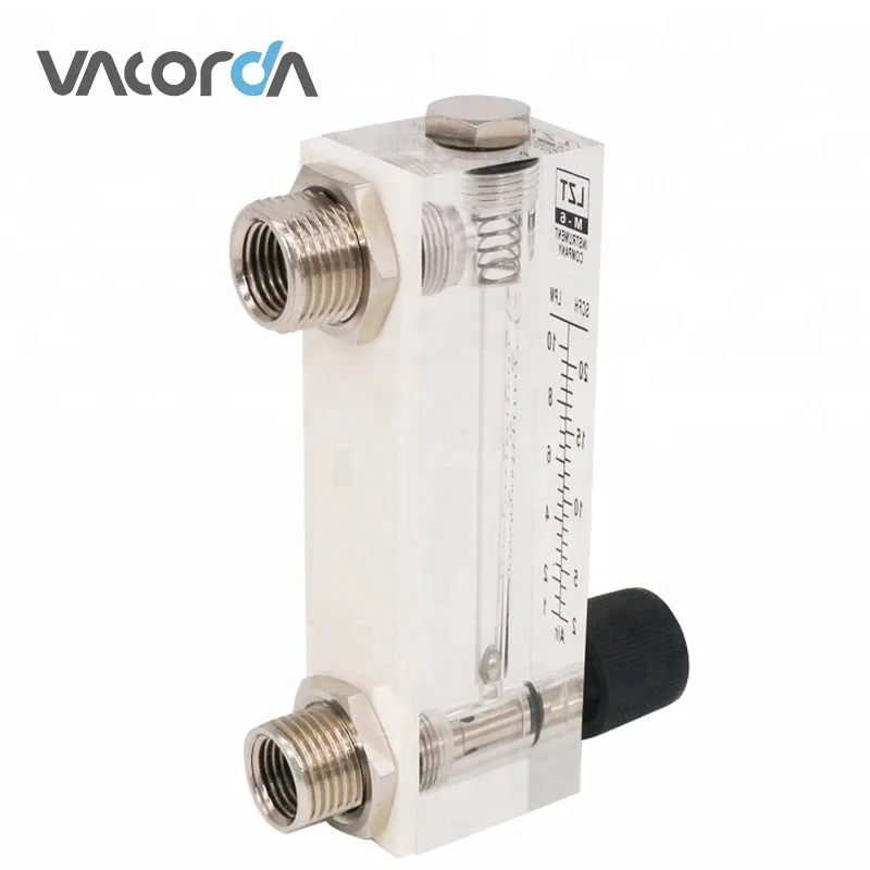 Simple structure flow meter LZM series glass flow meter