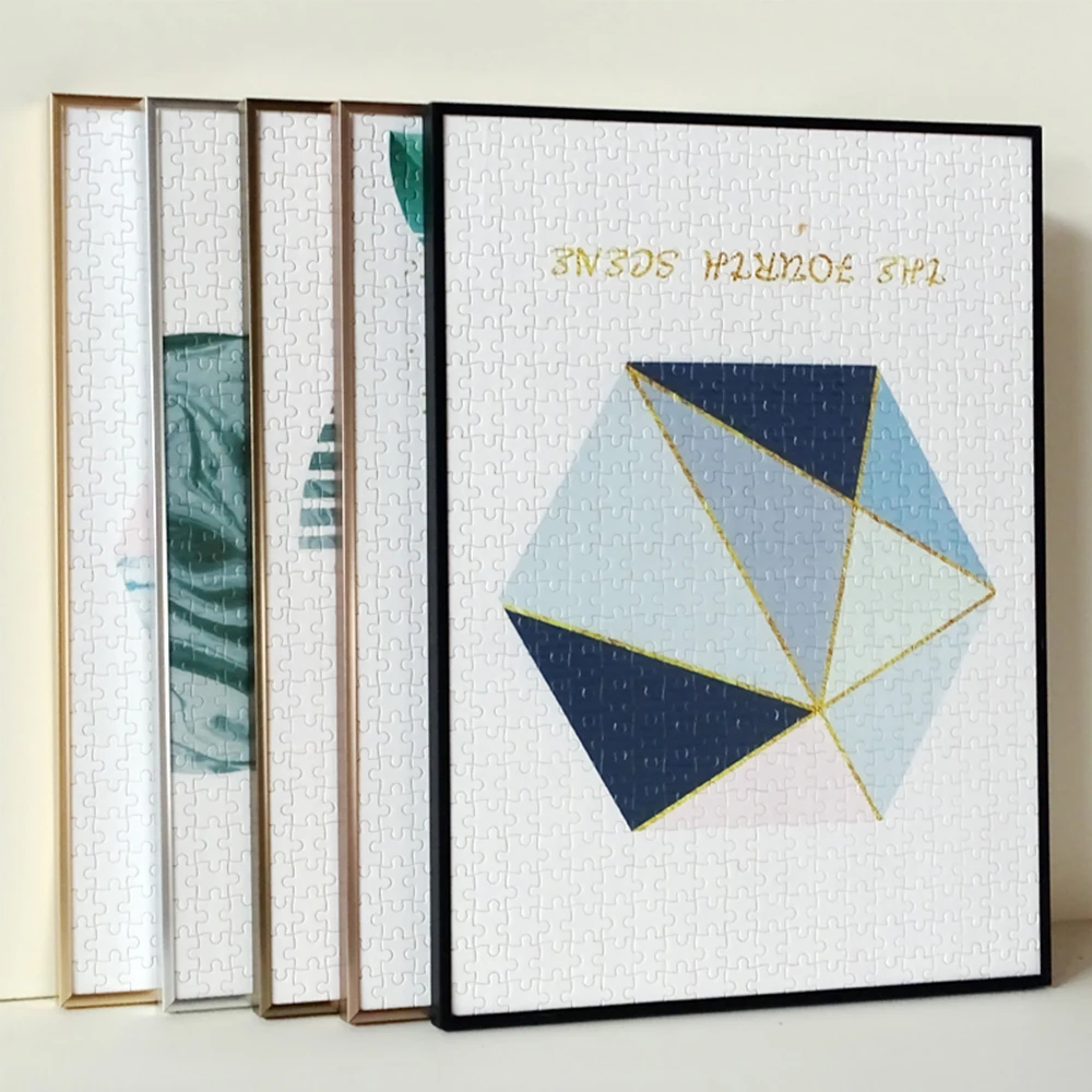 3d Magnetic Puzzle Mat Aluminum Gift to Baby Set Collage Photo Frames