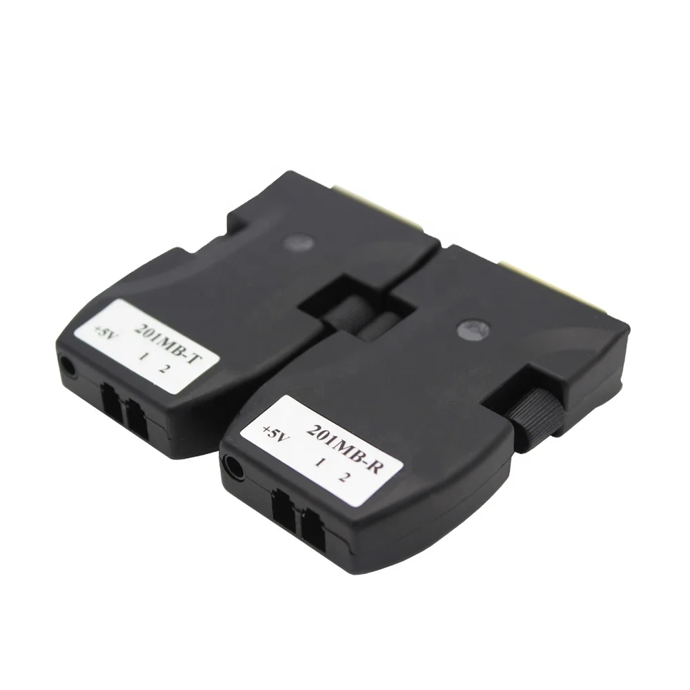 2-ядерный расширитель оптического волокна LC DVI multi mode 500 м ~ 1 км Высокое разрешение EDID DVI-D оптический преобразователь