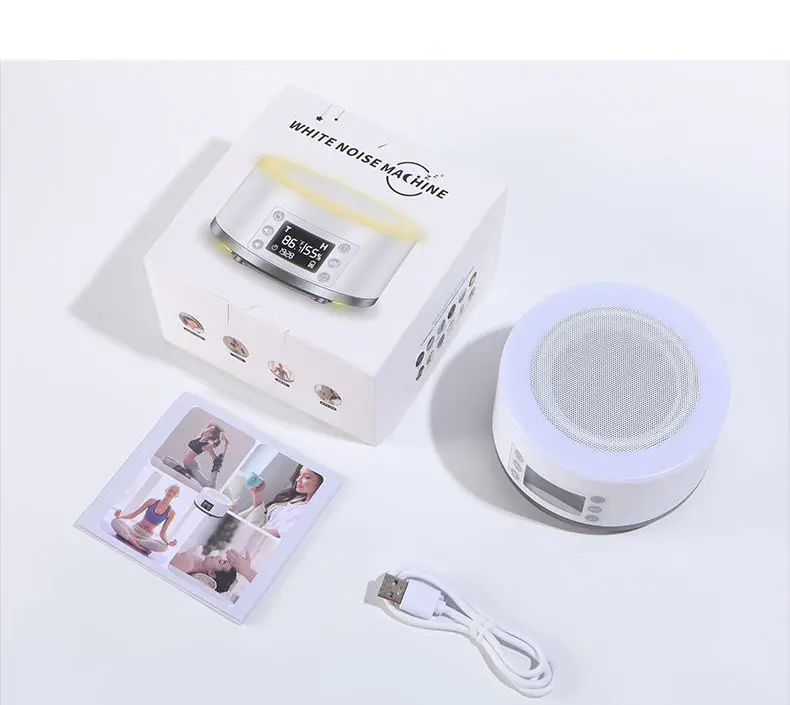 Asmr Device 48 Meditation Music White Noise Sound Machine Place at the Bedside Night Light for Baby sleeping