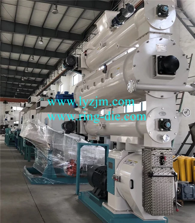 CE SZLH350 / SZLH420 / SZLH508 shrimp fish crab feed pellet machine aquatic fish feed pelletizer with 3sets conditioners