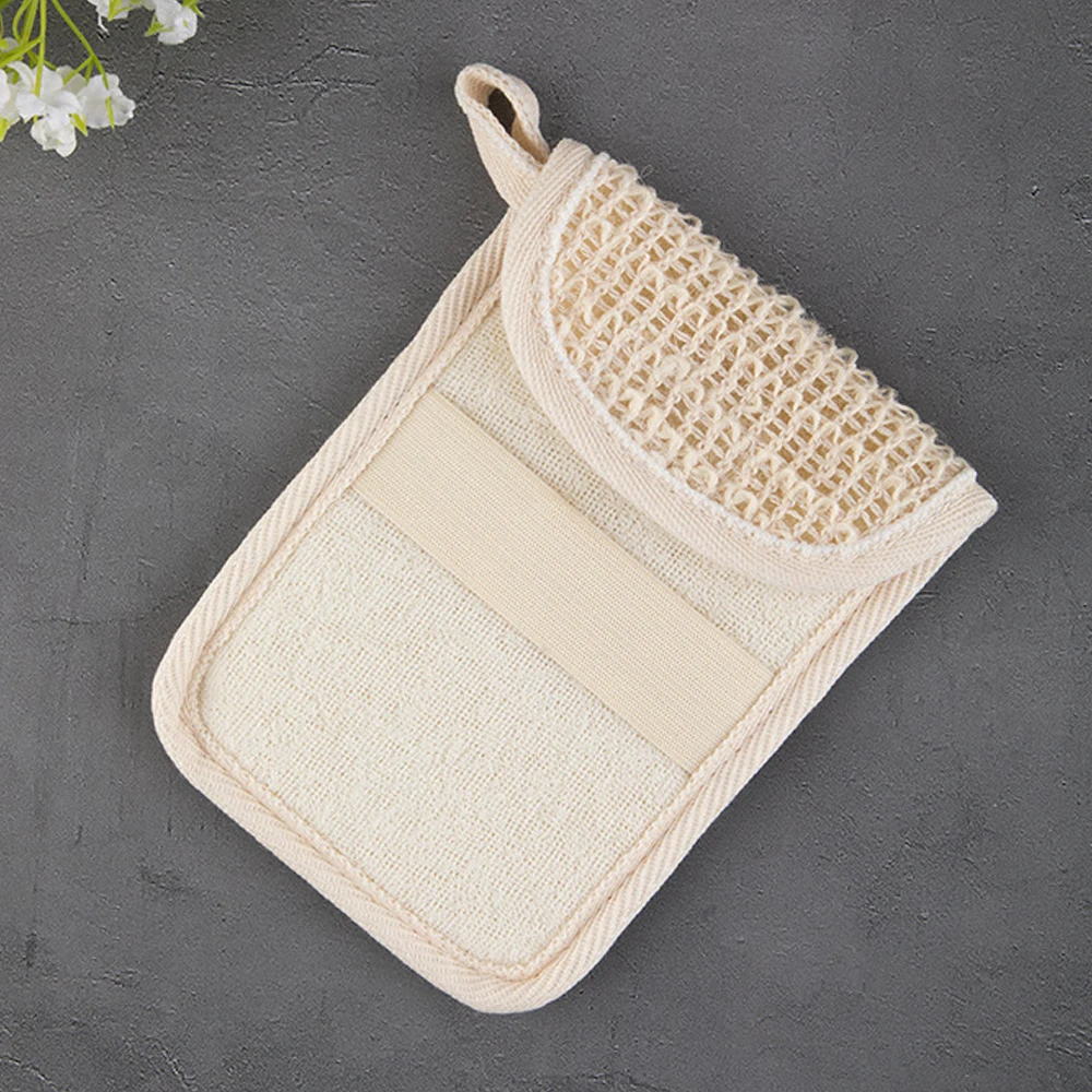 Flip Up Soap Bag Foaming Net Bath Towel Handmade Soap Storage Bag Cleaning Face Bath Body Cloth