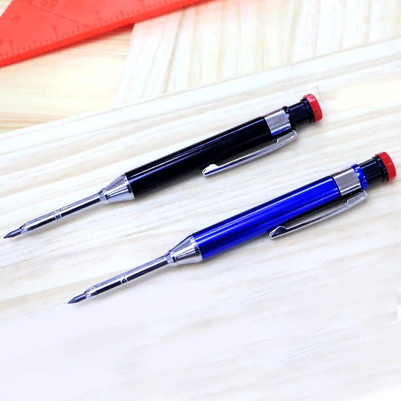 Bview Art Supplies Woodworking Construction Mechanical Pencil Deep Hole Pencils Marking Tool for Scrolls Scribes Woodworker