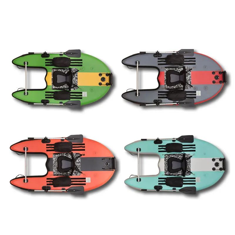 Portable Anti-Collision Design Drop Stitch Floating Fishing Boat Pvc Water Tube With Seat