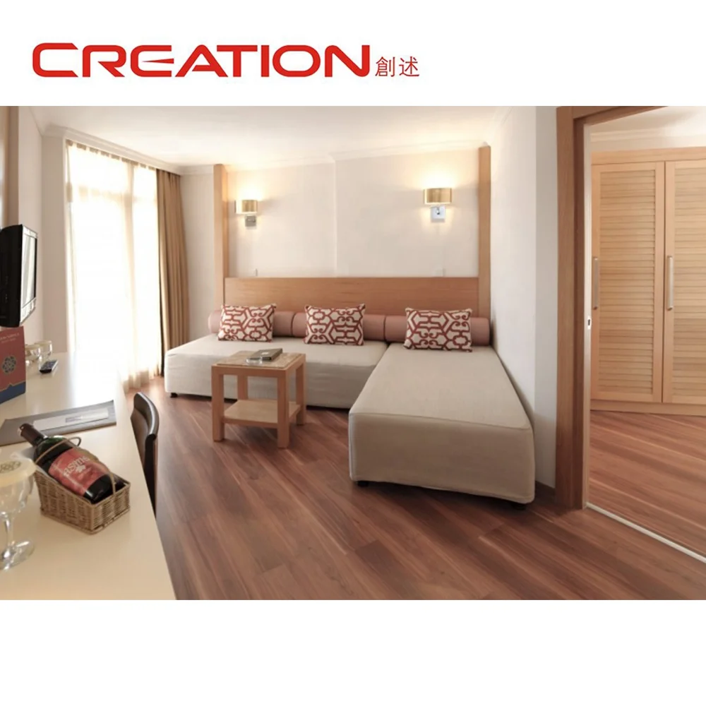 Akka Alida Hotel Bedroom Furniture Hotel Turkey Custom Made Modern Solid ASH Wood Hotel Discount Furniture