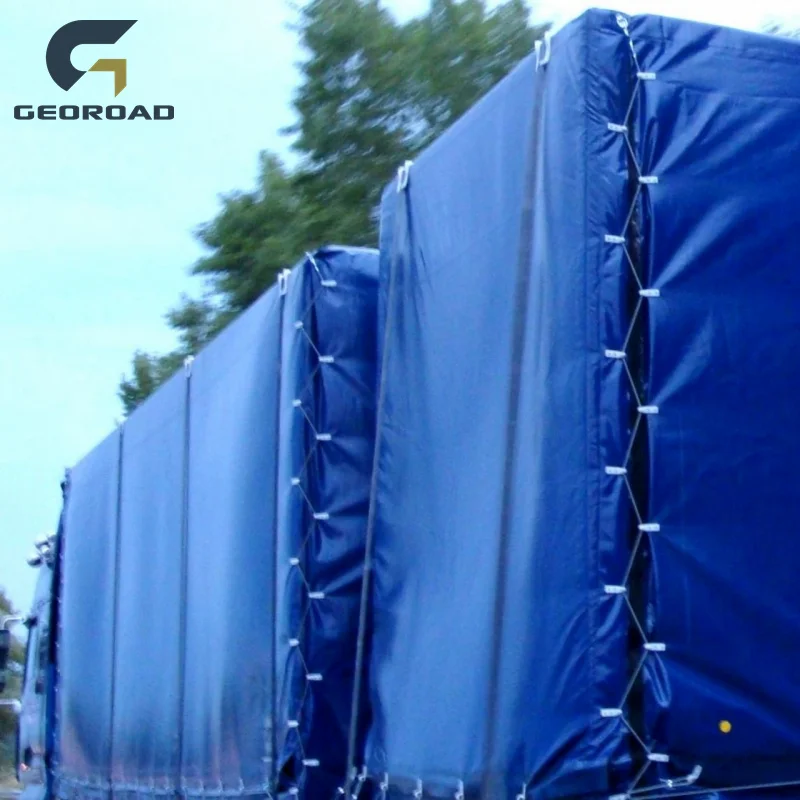 Tarpaulin Waterproof Two Side Lacquer PVC Panama Coated Fiber PVC Canvas Tarpaulin Tricot Woven Waterproof Material Tarpaulin