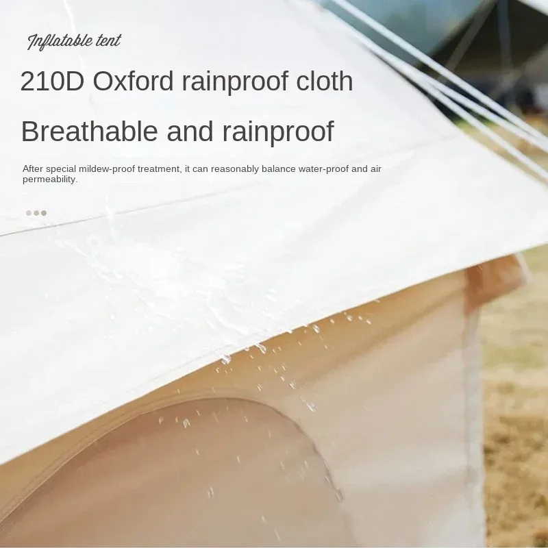 Factory custom wholesale Oxford Waterproof Camping Hotel Arabian Tent 3-4/5-8 People Family Party luxury Cabin Inflatable tent