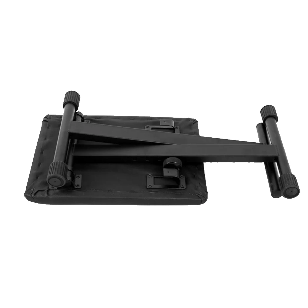 New Black Adjustable Foldable Electronic Keyboard Piano Bench Stool For Adults