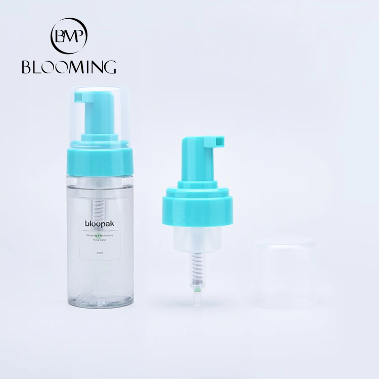 Round plastic cosmetic packaging shampoo soap pet foam pump bottle,garrafa de bomba de espuma 100 ml foam pump bottle