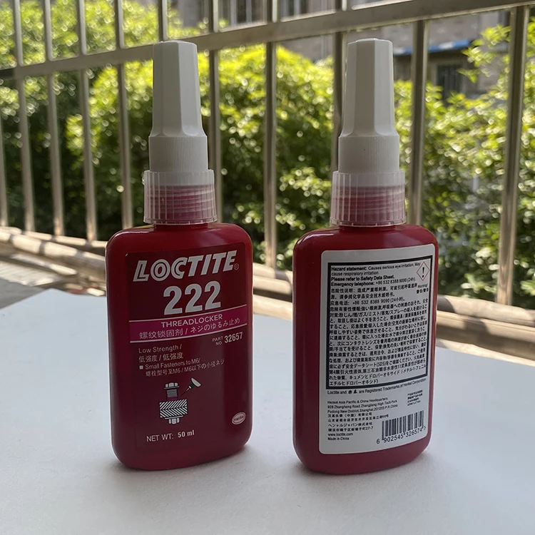 50ml loctiter 222 thread glue low strength purple anaerobic thread locking oil resistant easy to disassemble