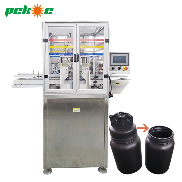Auto plastic 500ml 1L 3L hdpe bottle mouth neck cutting machine