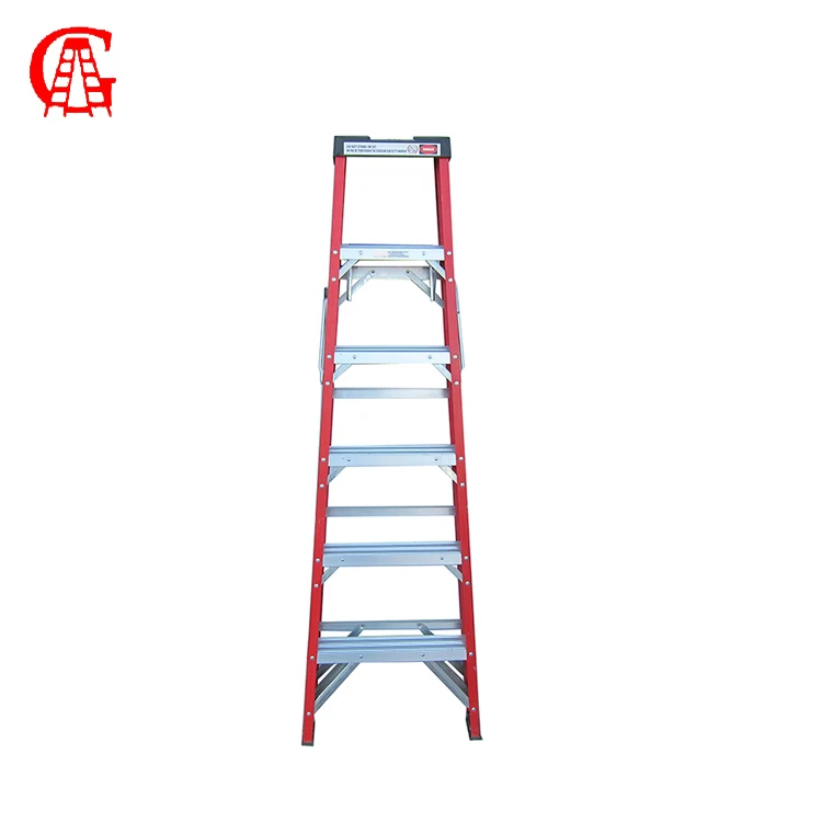 FRP Folding Ladder 4 6 8 10 12 Foot manufacturer ladder Fiberglass ladder supplier