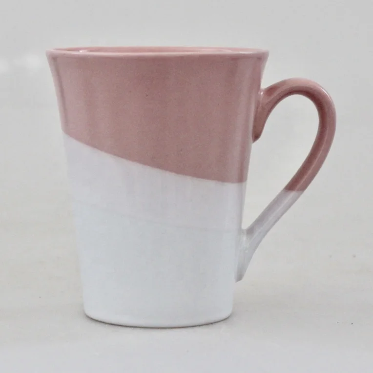 Hot sales custom Half glaze effect Ceramic Mug Stoneware Promotion Custom mug