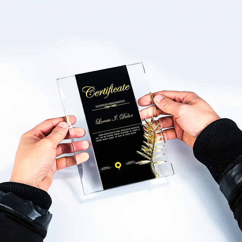 Crystal Trophy Crystal Trophy Blank Glass Plate Awards Factory Wholesale High Quality Crystal Trophy For Souvenir Gifts