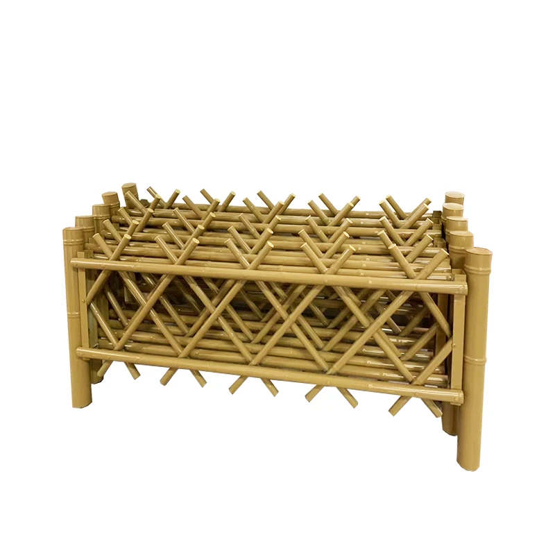 Insert Garden Fence Bamboo Artificial Fence Of Garden Bed Edging Yard Border Edging