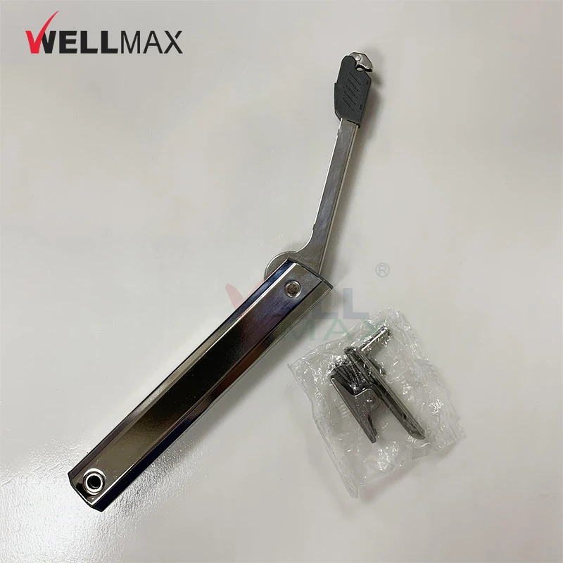 WELLMAX Cabinet Hinges Heavy Duty Randomly Stop Soft Closing Kitchen Hinges Adjustable Lift Up Door Support