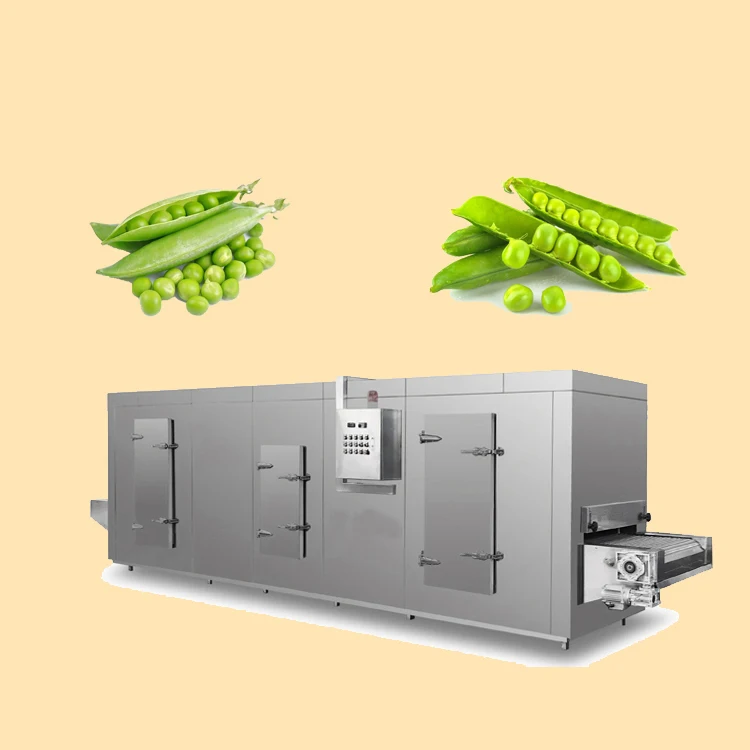 IQF freezer machine production line fries potato freeze tunnel freeze tunnel