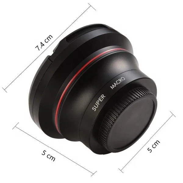 0.39X Super Wide Angle Lens Camera Lens for Video Camera Camcorder dia.72mm Lens