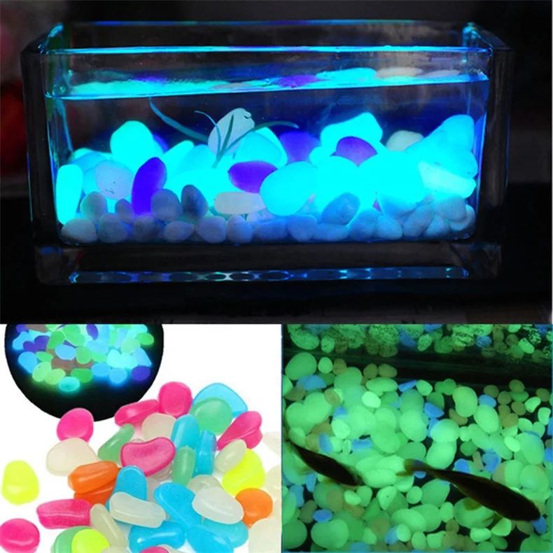 ish Tank Glow Stone for Fish Tank Accessories Turtle Tank Accessories Decorations,Aquarium Pebbles,Fantastic Garden or Yard