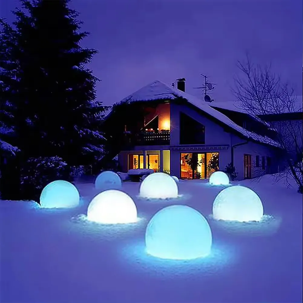 Party Events 30/40/60Cm Inflatable Led Ball Floating Led Illuminated Swimming Pool Ball Light