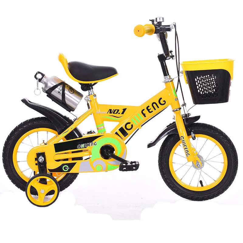 New 16-Inch Light Blue Kids Bicycle for 5-8 Year Old Boys and Girls Ordinary Pedal Type for Outdoor Sports and Children