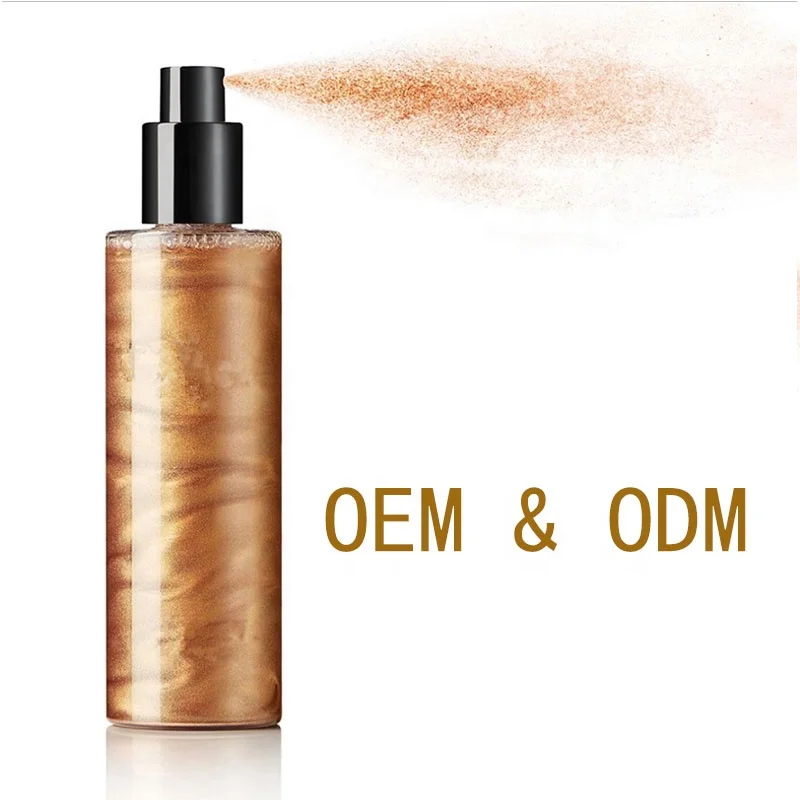  Собственная торговая марка собственного бренда низкий минимальный объем заказа Косметика Макияж хайлайтер спрей
