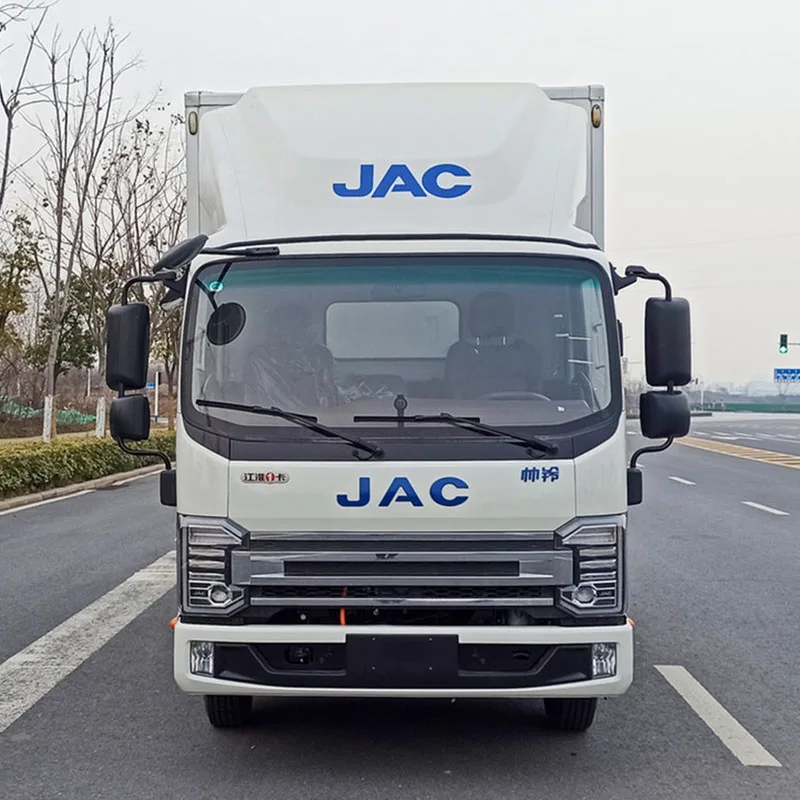 JAC Shuailing ES6 EQ3 Electric Car Light Commercial Refrigerated Trucks 3tons 5tons Mini Freezer Box Truck For Seafood