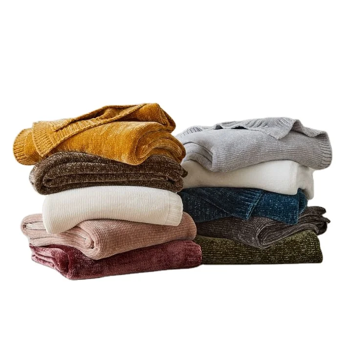 knitted throws  blanket  for sofas