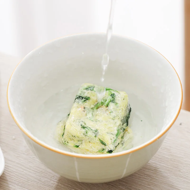 Chinese Healthy Freeze Dried Food Instant Miso Vegetable Egg Soup Bulk Instant Freeze Dried Soup