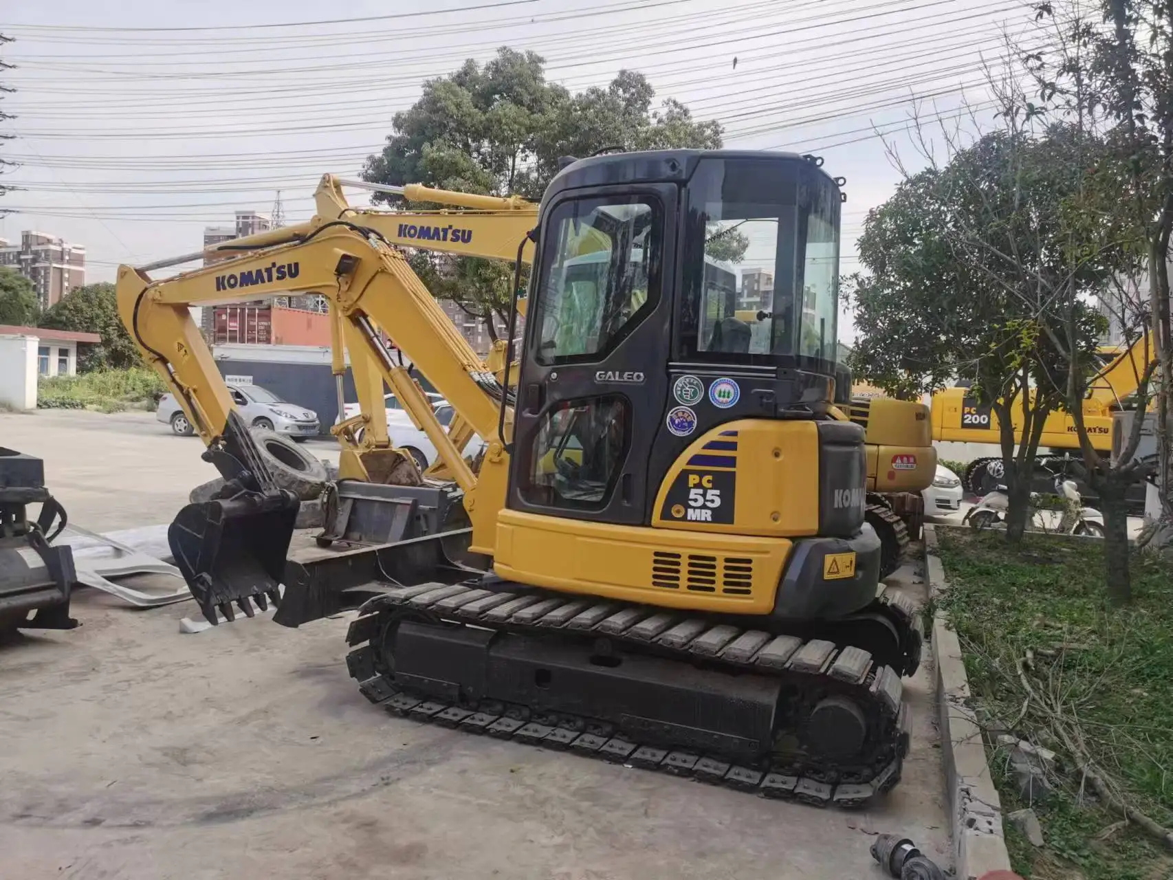 Бренд Komatsu б/у мини-экскаватор PC55 PC35 PC60 5 тонн экскаваторы